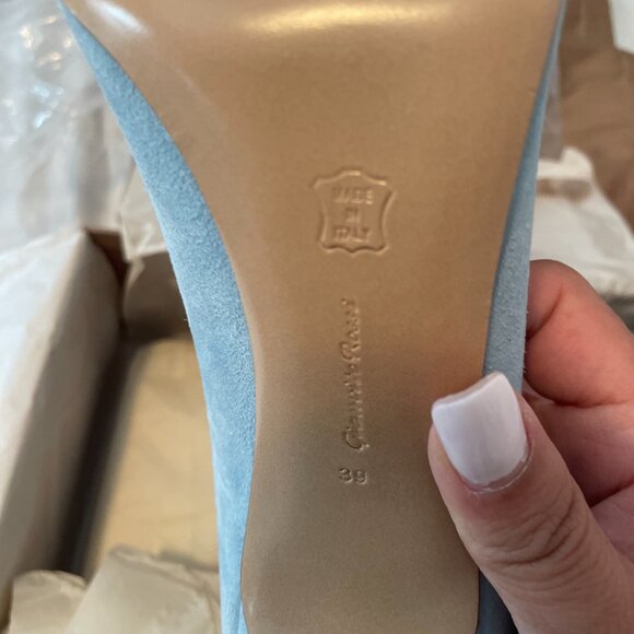 Gianvito Rossi 105mm suede pumps size 39 NEW - Picture 9 of 16